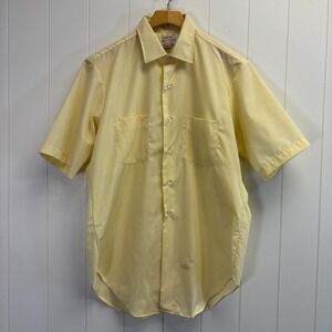 Vintage Arrow Sanforized Men Cot-n-rite Perma Iron Dress Shirt Size 15 Classic